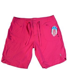 Free Country Bermuda Shorts XXL Women Peony Pink Beach Surf Kayak Hike Swim